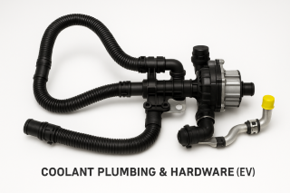 JE313A003 - Coolant Plumbing & Hardware--EV
