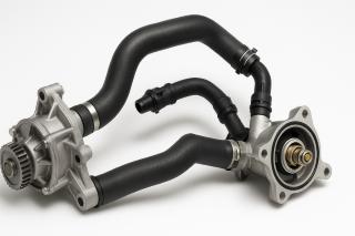 JE11CL001 - Coolant Pump And Inl&OtltTube&Thermostat