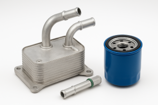 JE11CJ001 - Oil Cooler And Inl&OtltTube&Filter